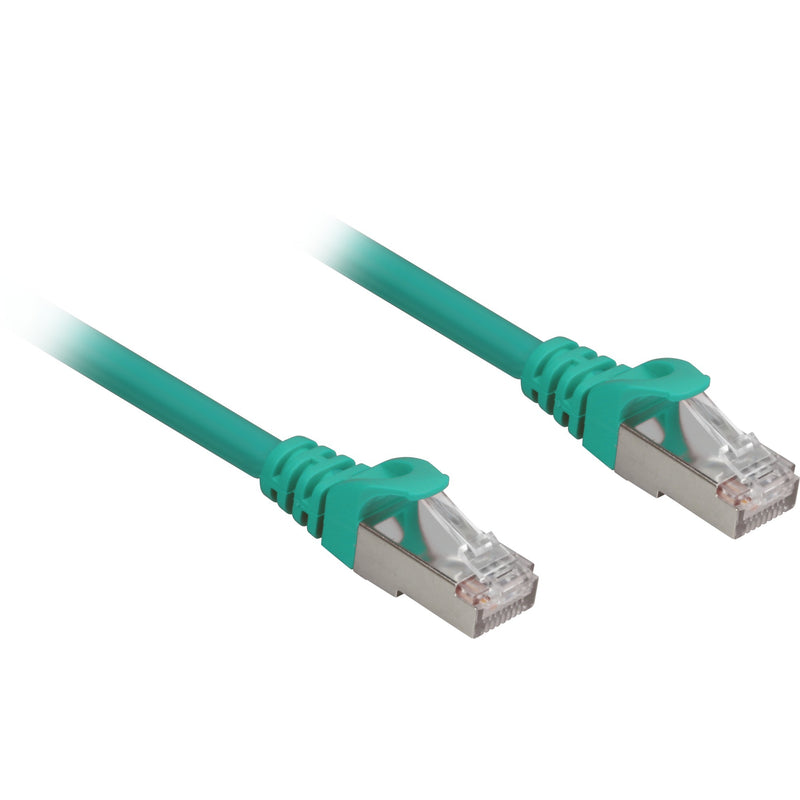 Sharkoon patchkabel sftp, rj-45 met cat.6a (groen, 0,25 meter, halogeenvrij)
