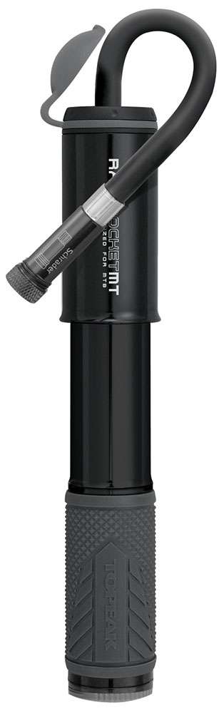 Topeak minipomp Race Rocket MT all black zwart