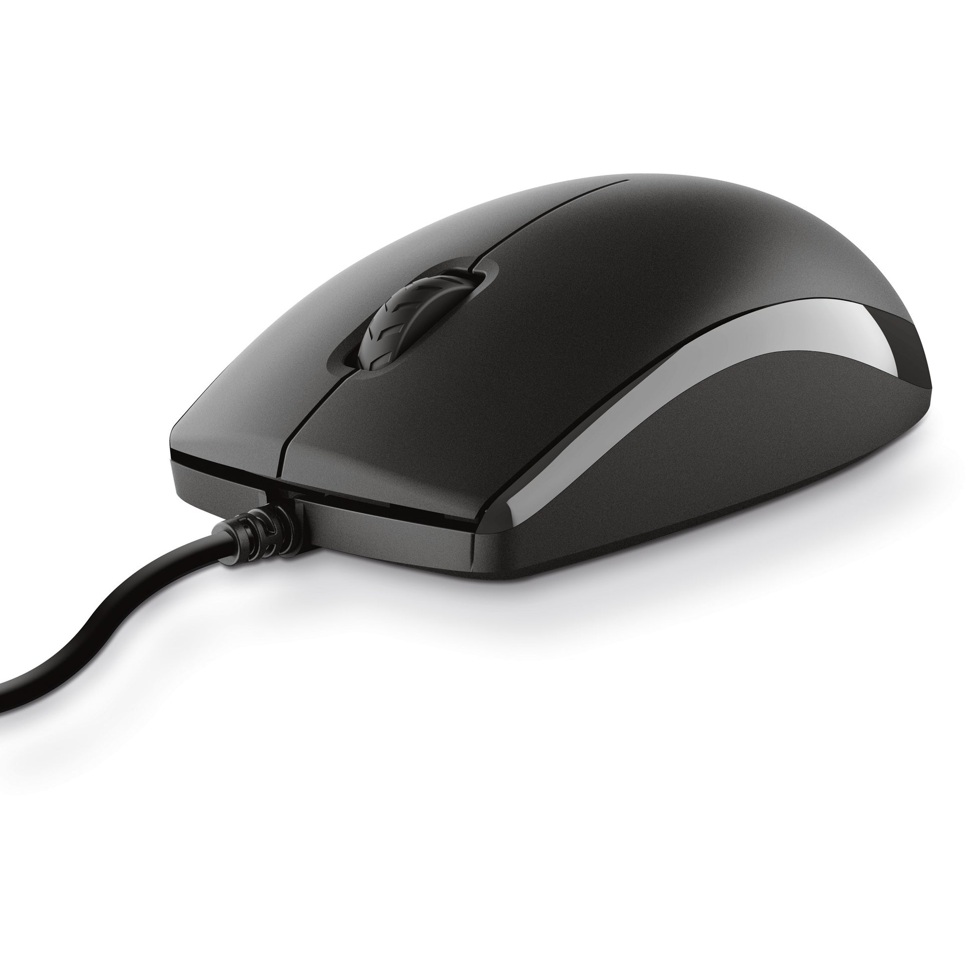 Trust primo keyboard mouse set desktopset (zwart, us lay-out (qwerty), membraan, 100%)