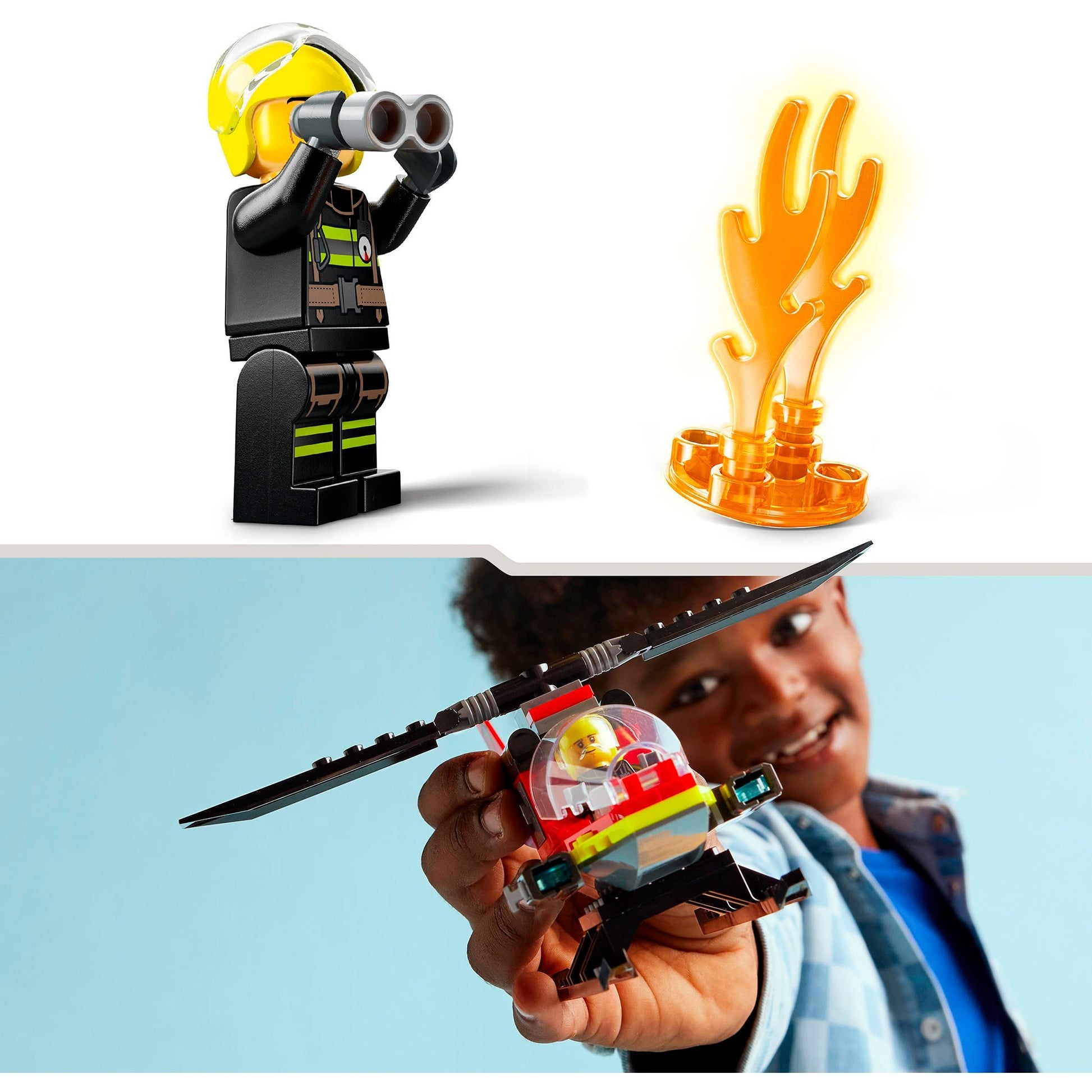 Lego city brandweerhelikopter - 60411