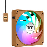 Thermaltake ct120 ex argb sync pc cooling fan gravel sand (3-fan pack) case fans (lichtbruin, 3 stuks, 120 x 120 x 25 mm, pwm) - afbeelding 2