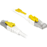 Delock patchkabel rj-45 secure met cat.6a (wit, 85331, 1 meter) - afbeelding 1