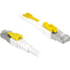 Delock patchkabel rj-45 secure met cat.6a (wit, 85331, 1 meter)
