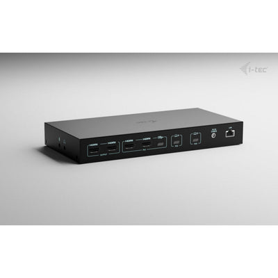 I-tec usb-c kvm dock pro dockingstation (zwart)