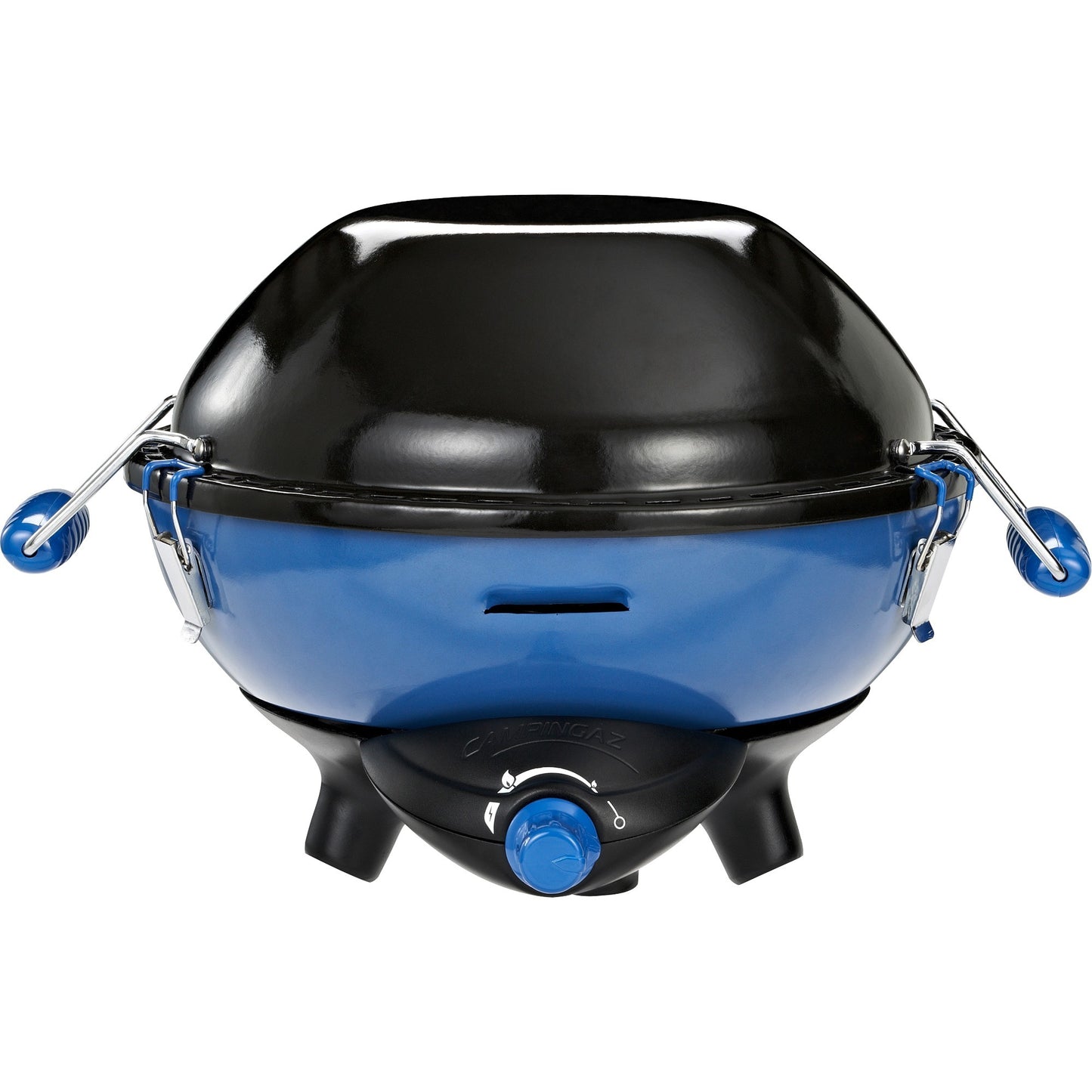 Campingaz party grill 400 cv gasbarbecue (zwart blauw, ø 35 cm)