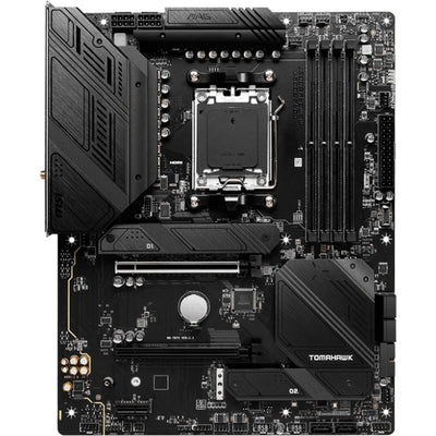 Msi mag b650 tomahawk wifi socket am5 moederbord (zwart, raid, 2.5 gb-lan, wi-fi 6e, bt, sound, atx)