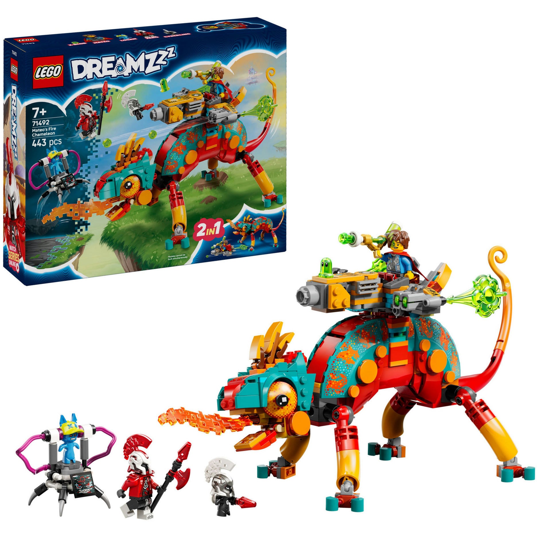Lego dreamzzz mateo's vuurkameleon speelgoed - 71492