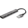 Trust halyx aluminium 4-port mini usb hub usb-hub (aluminium)