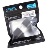 Alphacool eiszapfen acryl acetal inline filter g1 4 inner thread (zwart transparant) - afbeelding 5