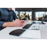 Kensington ergosoft polssteun voor slanke toetsenborden (zwart) - afbeelding 6