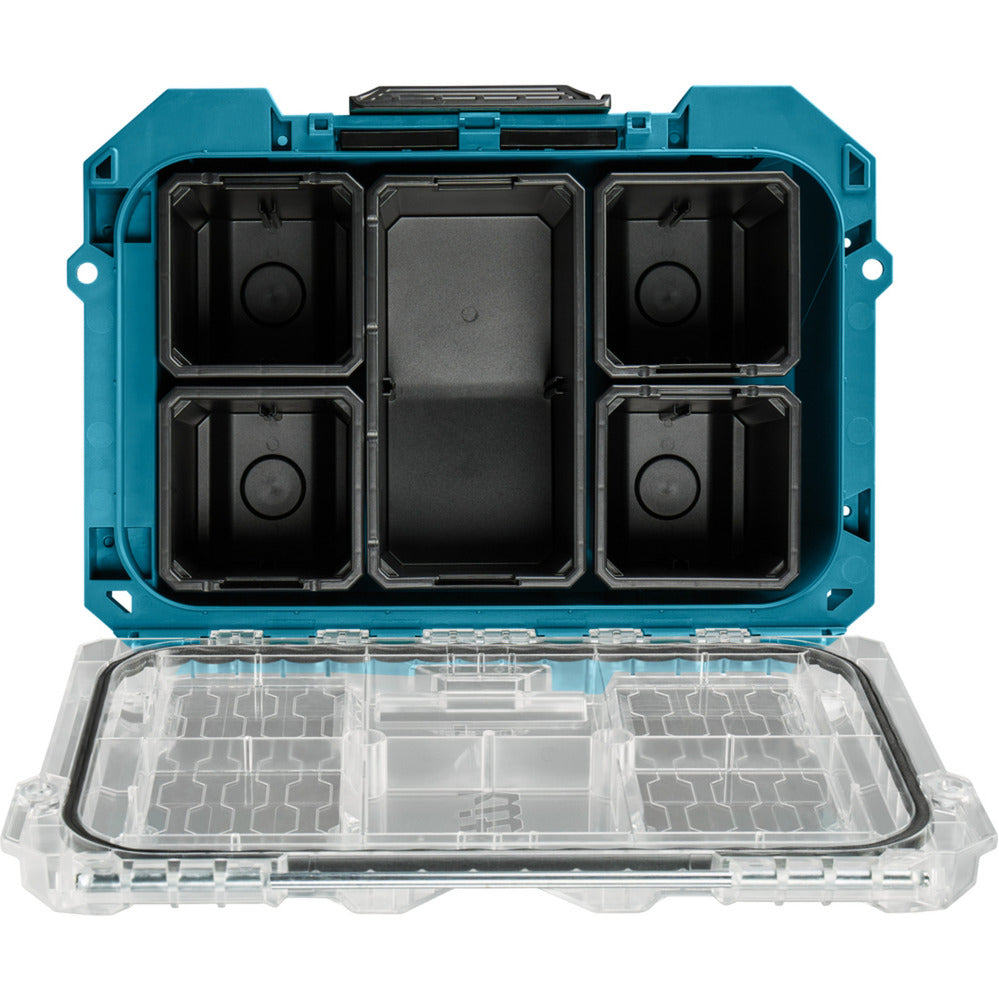 Makita maktrak organizer compact p-91067 gereedschapsbox (blauw zwart)