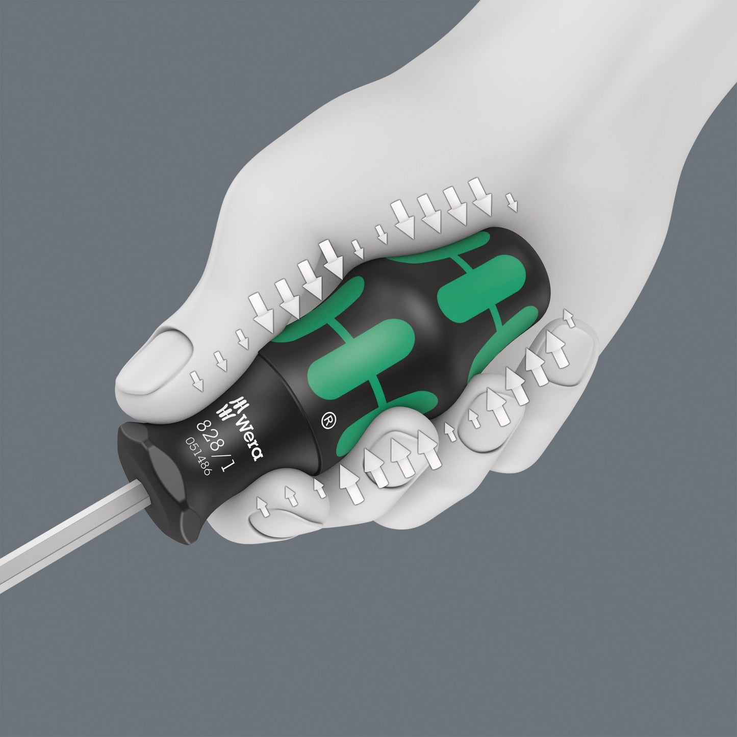Wera kraftform kompakt 27 set 2 bitset (zwart groen, 7‑delig)