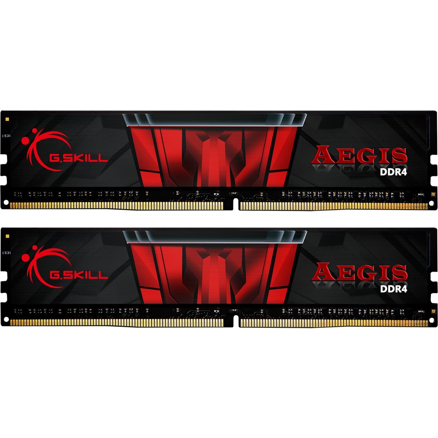 G.skill aegis 32 gb ddr4-3000 (2x 16 gb) werkgeheugen (zwart, f4-3000c16d-32gisb, xmp 2.0)