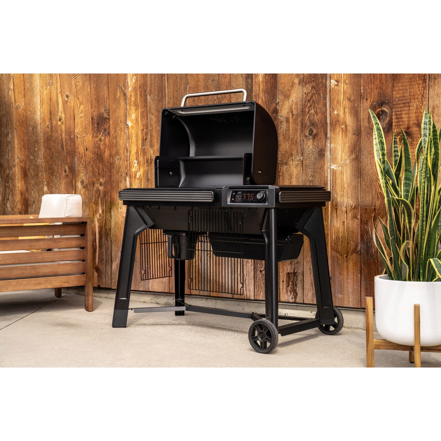 Traeger woodridge pellet barbecue (zwart, wifire)