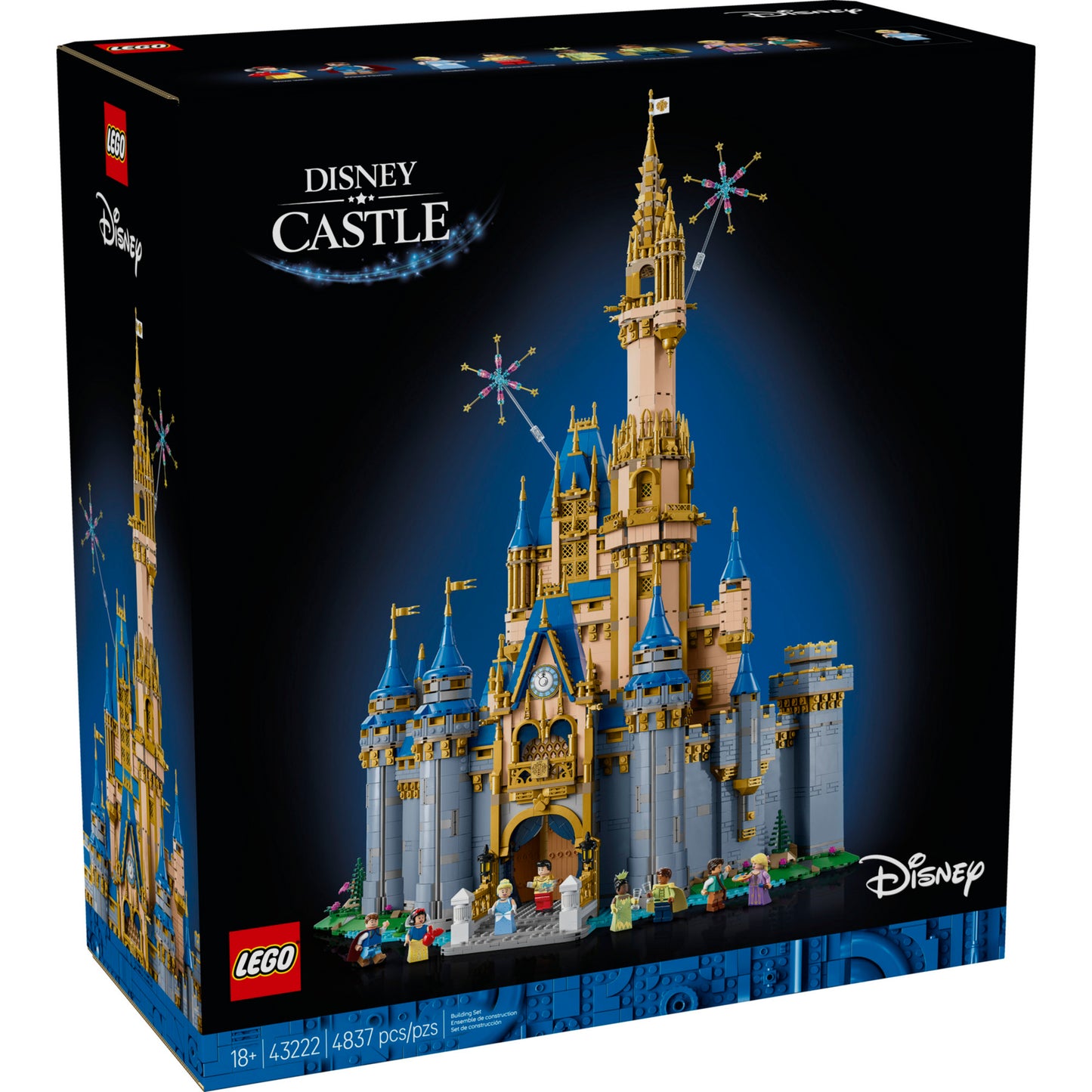 Lego disney - disney kasteel constructiespeelgoed (43222)
