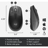Logitech m190 full-size wireless mouse (zwart, 1000 dpi)