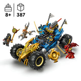 Lego ninjago - jay's transformerende auto constructiespeelgoed (71856) - afbeelding 3