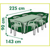 Nature tuinmeubelafdekhoes voor loungeset afdekking (grijs, 6031602)