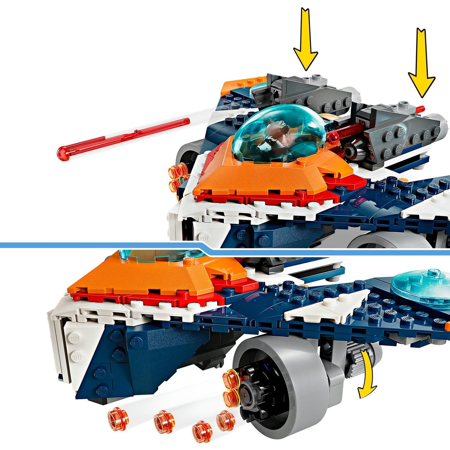 Lego marvel - rockets warbird vs. ronan constructiespeelgoed (76278)
