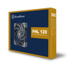 Silverstone fhl120 case fan (zwart, 120 x 120 x 25 mm, pwm)