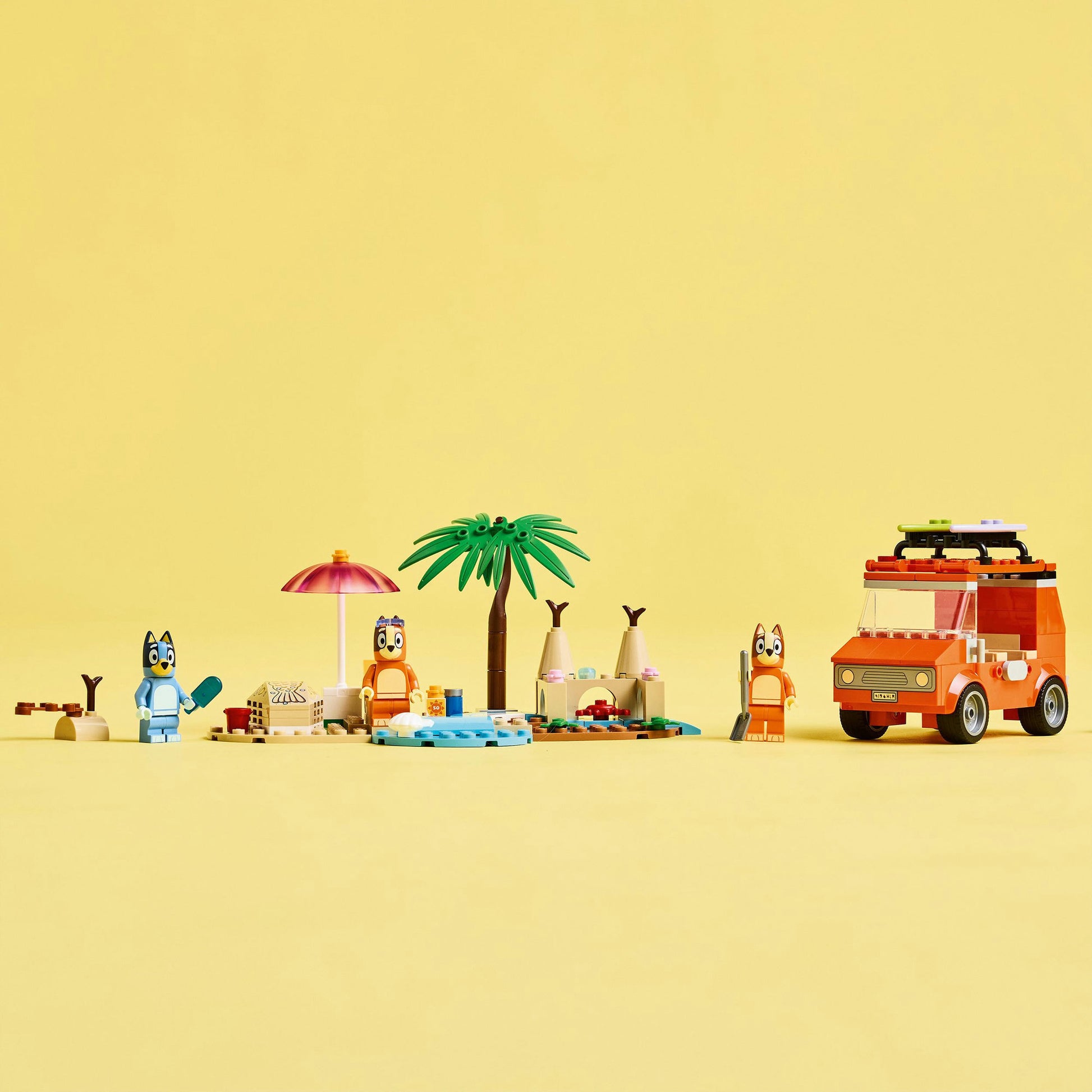 Lego ® bluey: bluey's autorit naar het strand, bouwset - 11202