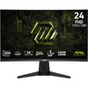 Msi mag 245c x24 23.6 curved gaming monitor (zwart, 2x hdmi, displayport, 240 hz)
