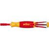 Wiha schroevendraaier met bitmagazijn liftup electric (rood geel, incl. 6 slimbits)