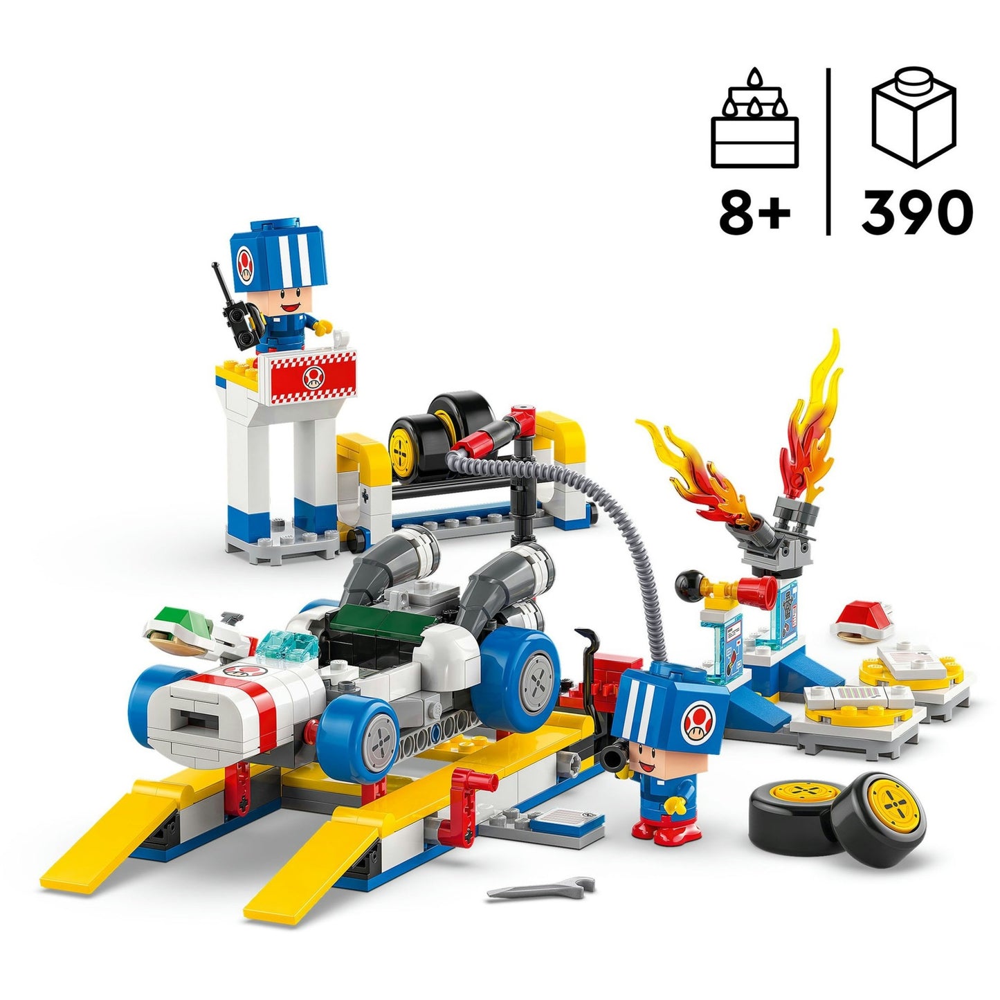 Lego super mario 72035 mario kart toads garage
