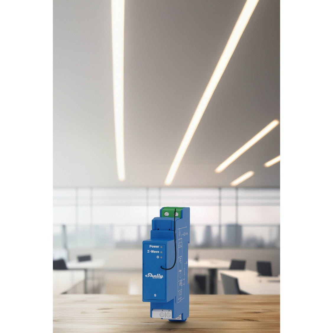 Shelly wave pro 1 relais (blauw)