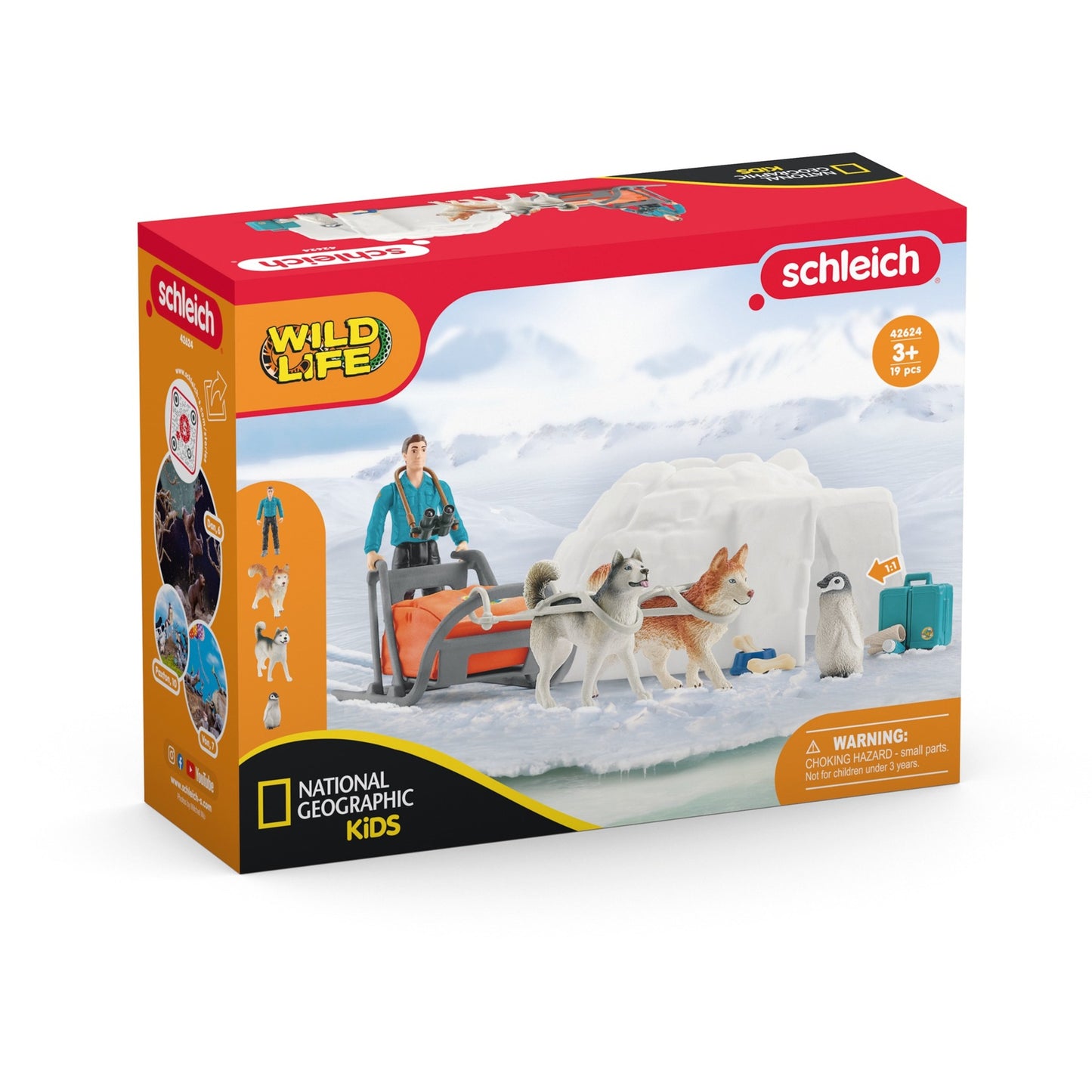 Schleich wild life - antarctica-expeditie speelfiguur (42624)