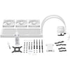 Be quiet! light loop 360 argb waterkoeling (wit, 4-pins pwm fan-connector)