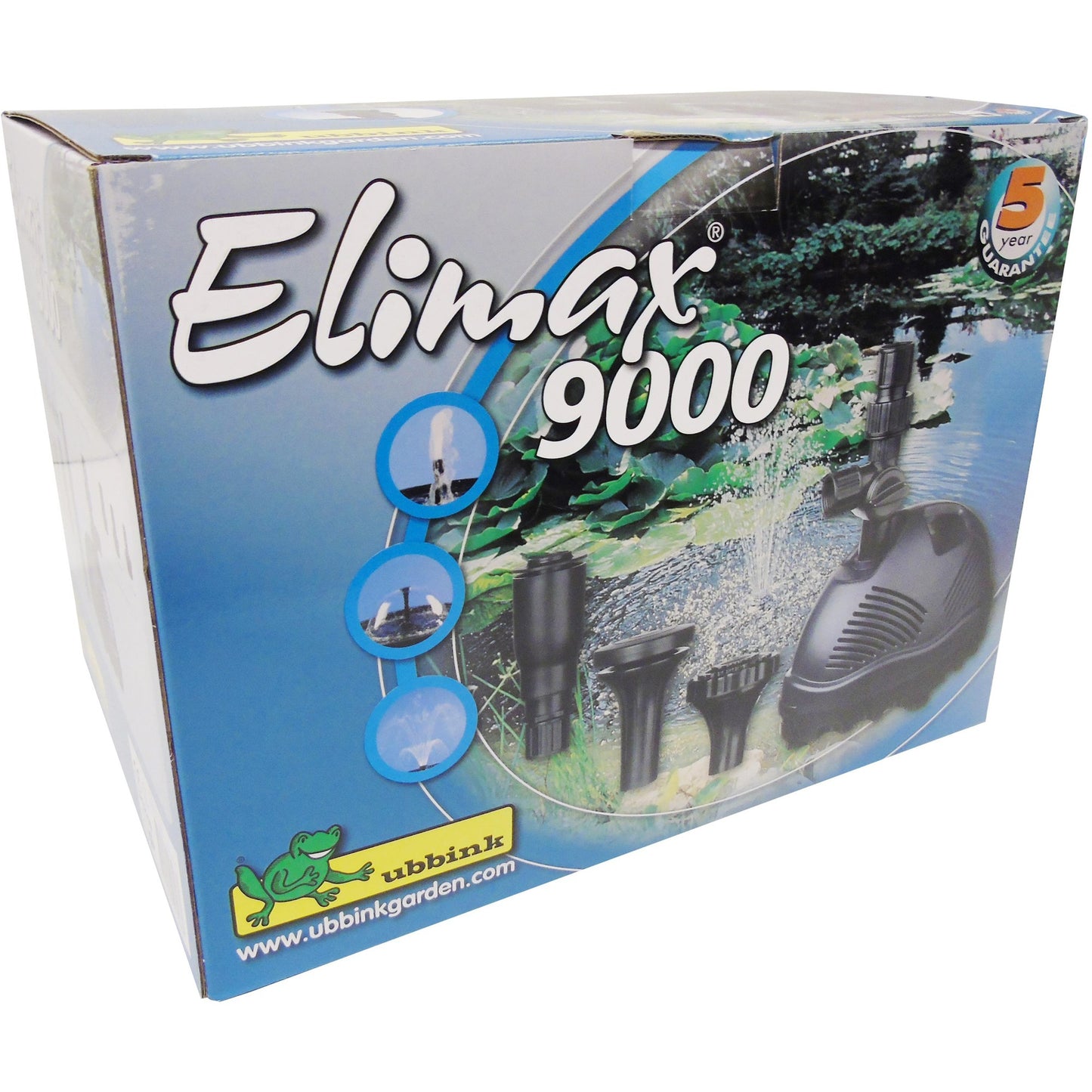 Ubbink elimax 9000 fonteinpomp (zwart)