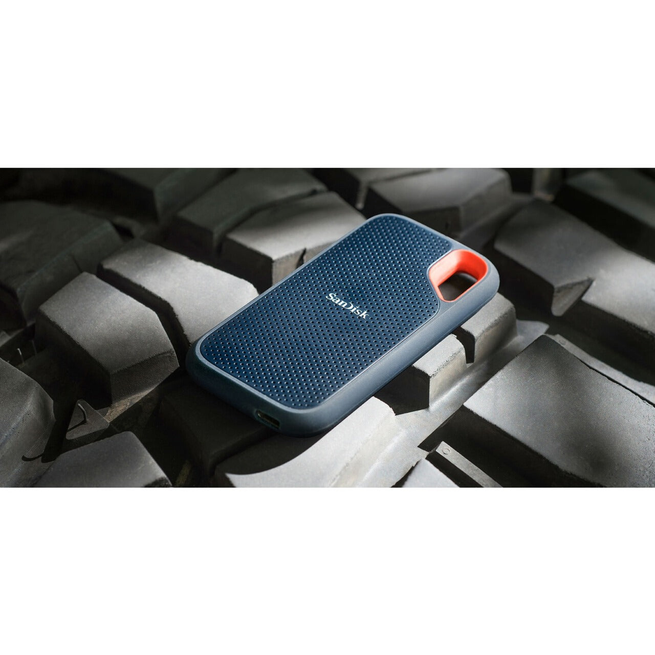 Sandisk extreme portable v2, 1 tb externe ssd (zwart oranje, sdssde61-1t00-g25, usb-c)