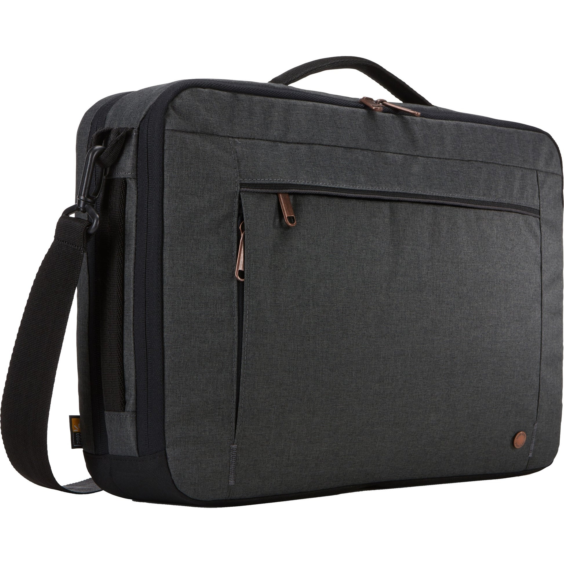 Case logic era 15.6 hybrid briefcase eracv-116-obsidian laptoptas (donkergrijs)