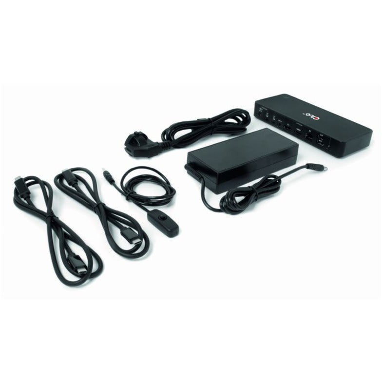Club 3d displayport hdmi dock 4k60hz dockingstation (zwart, met kvm-functionaliteit)