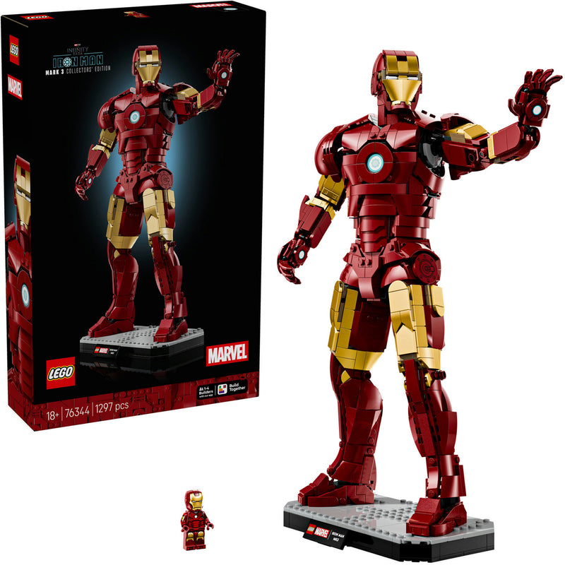 Lego super heroes 76344 marvel iron man mark 3 verzameleditie