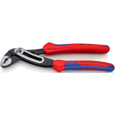 Knipex alligator waterpomptang 88 02 180 zweedse- waterpomp-tang (zwart rood, 180 mm)