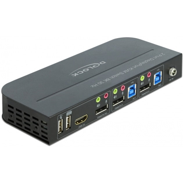 Delock displayport 1.4 + usb 3.0 en audio kvm-switch