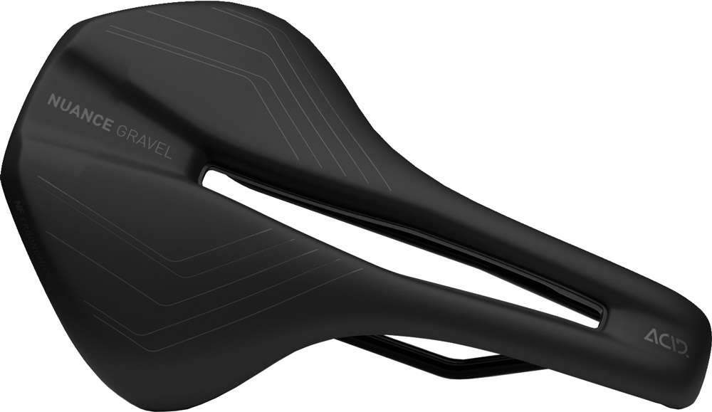 Acid nuance gravel saddle