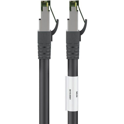 Goobay cat.8.1 netwerkkabel (zwart, 0,5 meter, s ftp (pimf), rj-45)