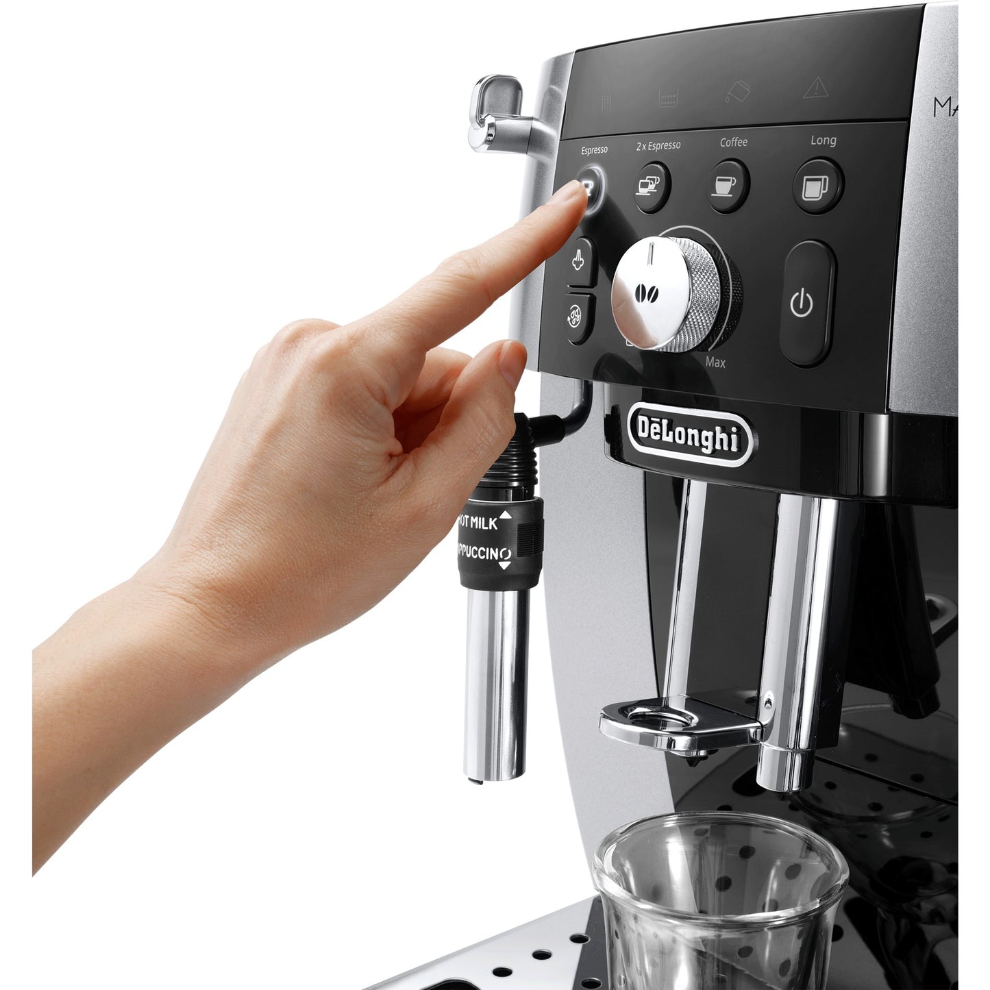 Delonghi magnifica s smart 250.23.sb volautomaat (zilver zwart)