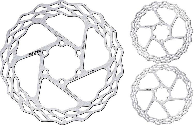 Galfer bike wave® fixed road 6-bolt disc rotor