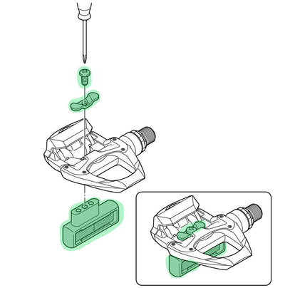 Shimano sm-pd63 reflector set