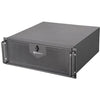 Silverstone rm42-502 rack behuizing (zwart | 2x usb-a 3.2 (5 gbit s) | 1x usb-c 3.2 (5 gbit s) | 2x audio)