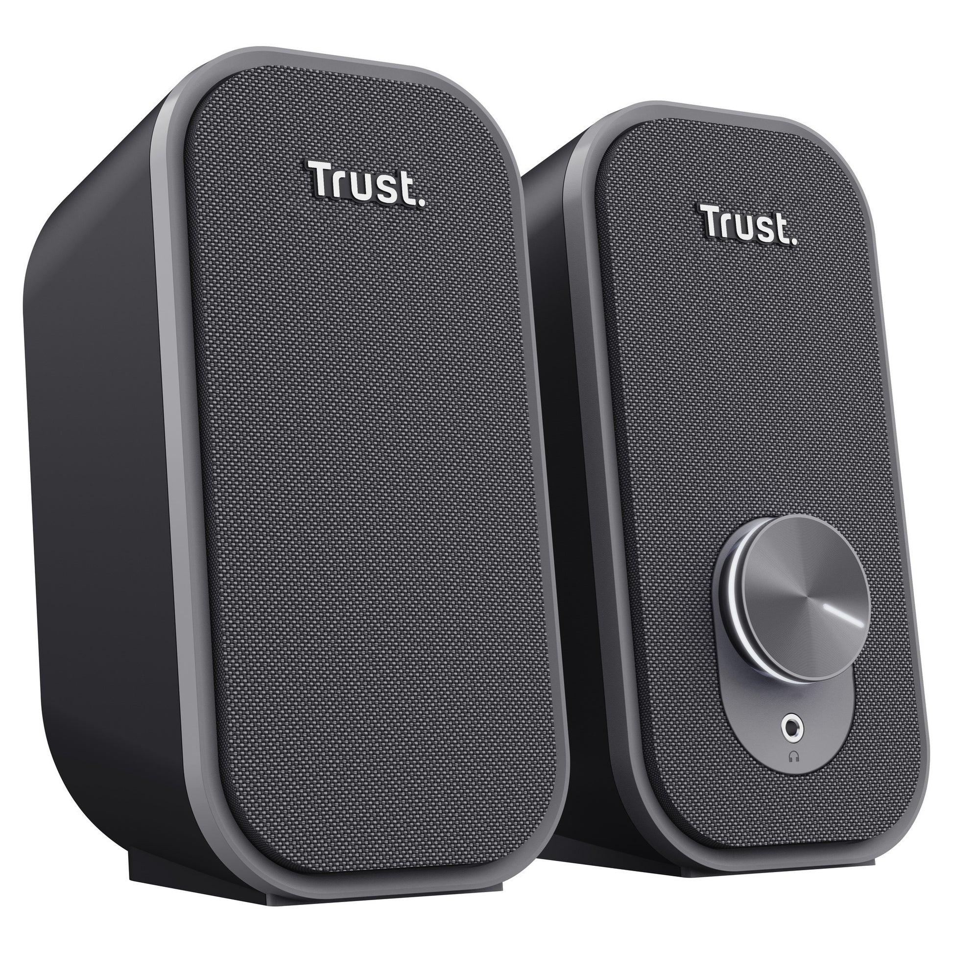 Trust ador 2.0-luidsprekerset pc-luidspreker (zwart grijs)