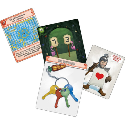 999games 999 games pocket escape room: in wonderland kaartspel (nederlands, 1 - 6 spelers, 60 minuten, vanaf 12 jaar)