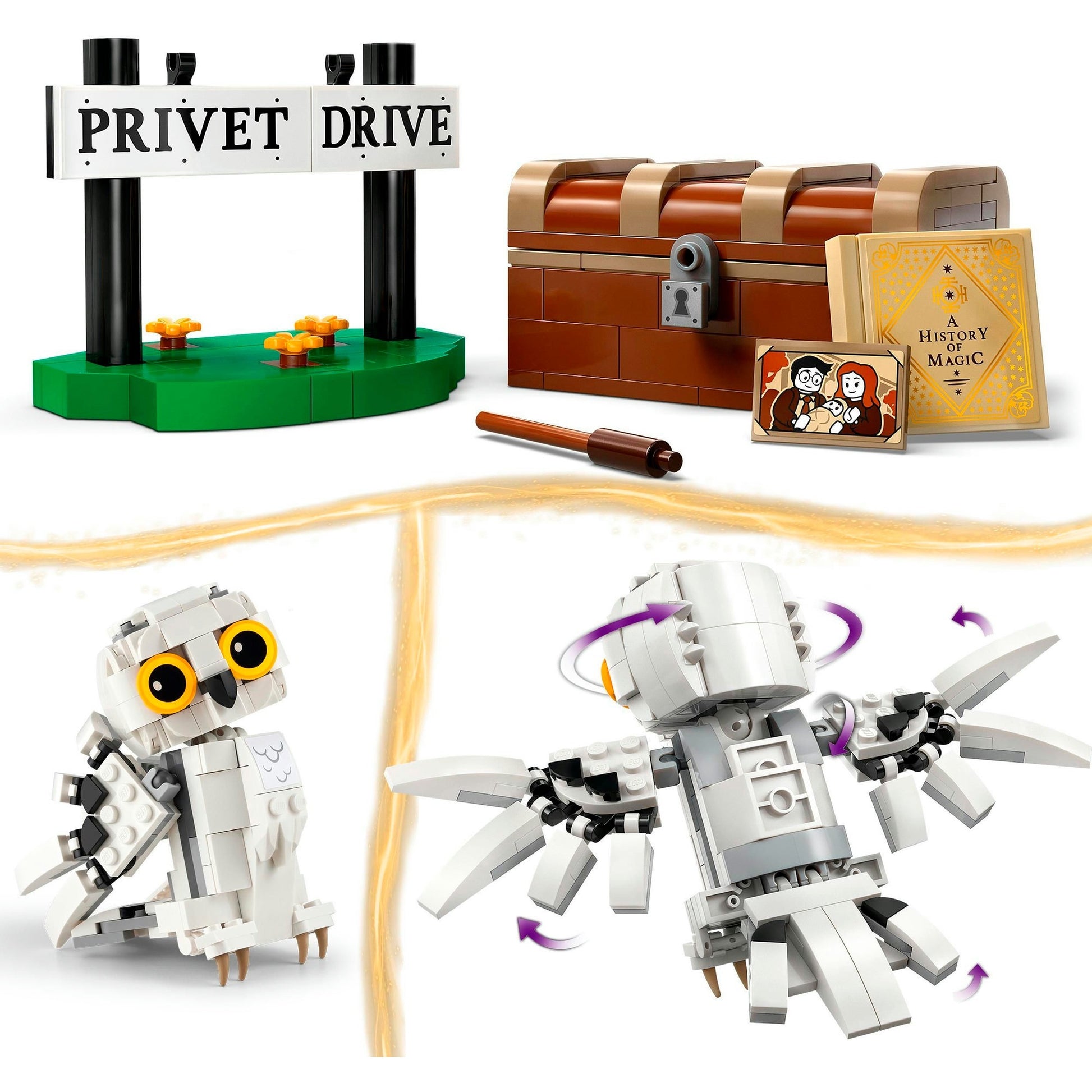 Lego harry potter 76425 hedwig bij ligusterlaan