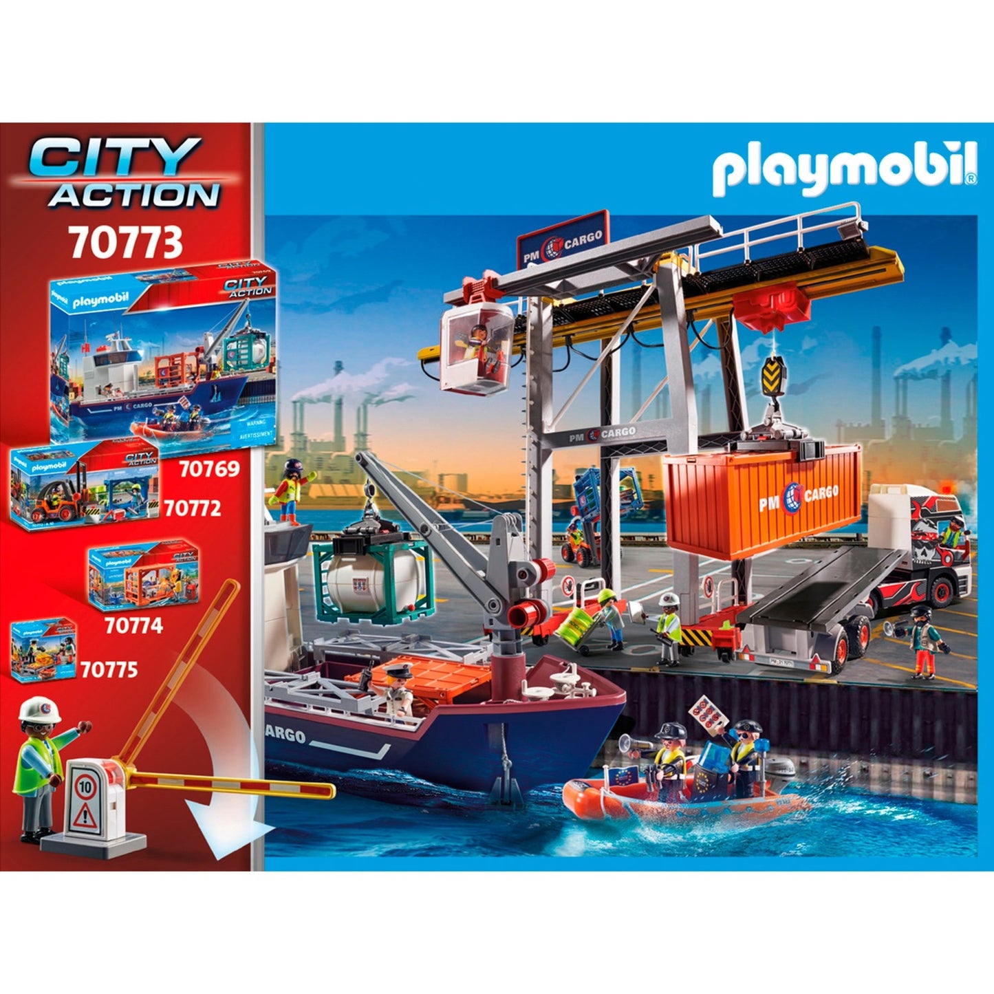 Playmobil city action - goederenmagazijn constructiespeelgoed (70773)