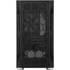 Silverstone sst-fah1mb-g midi tower behuizing (zwart | 3x usb-a | tempered glass)