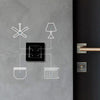 Shelly wall switch 4 knop (zwart)